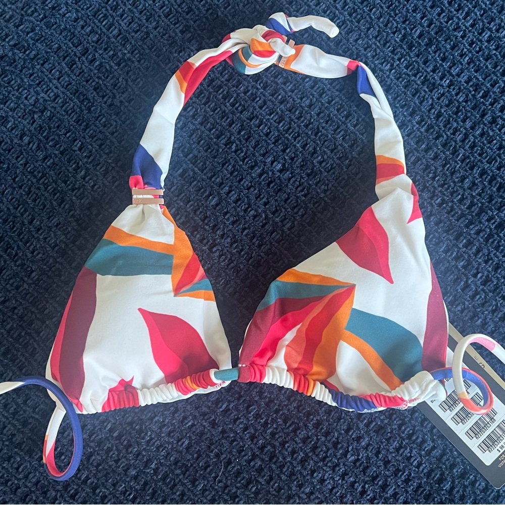 Vibrant Multicolor Bikini Top